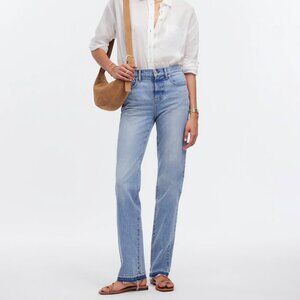 NWT Madewell The '90s Straight Mid-Rise Jean in barbosa wash | Szie 24